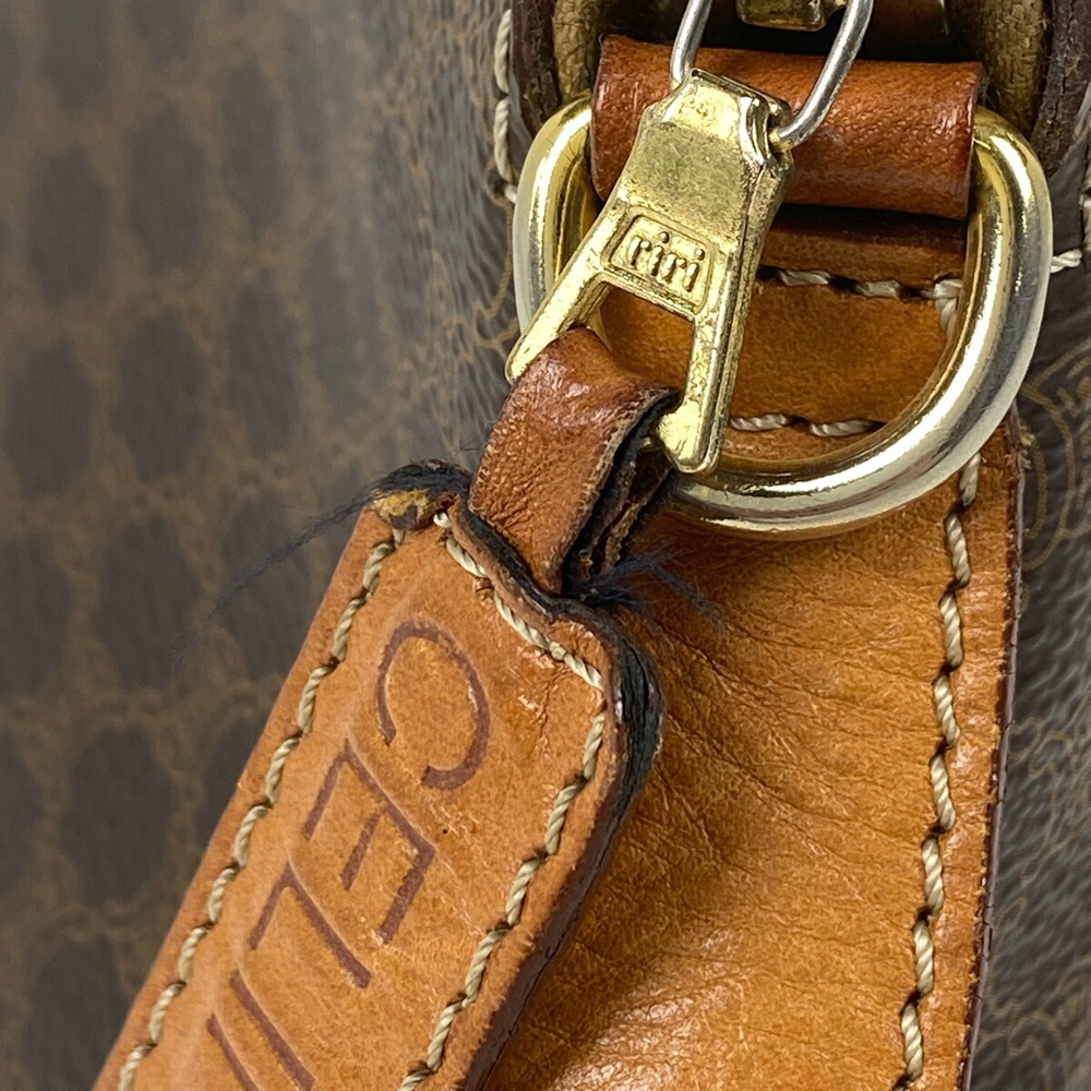 Celine Macadam Pattern All Over Canvas Handbag Br… - image 4